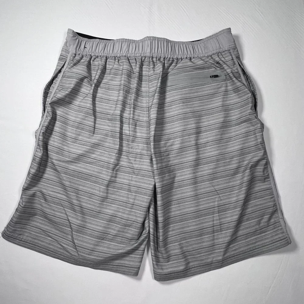 OP Ocean Pacific-Mens Med Board Shorts-Swim Trunks 32/34 Gray‎ Pockets